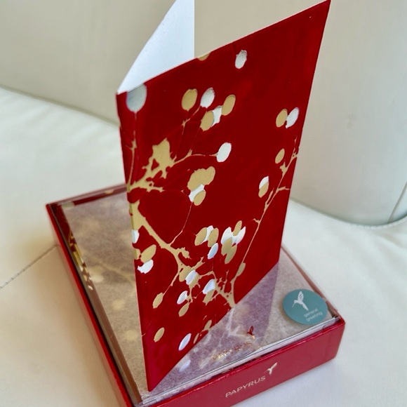 Papyrus 14 Velvet Holiday Cards Set - Picture 2 of 8